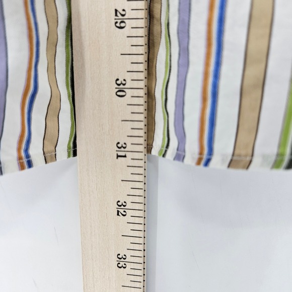 Etro Shirt Mens‎ 39 Button Up Casual Preppy Striped Long Sleeve Milano Italy - Picture 10 of 10